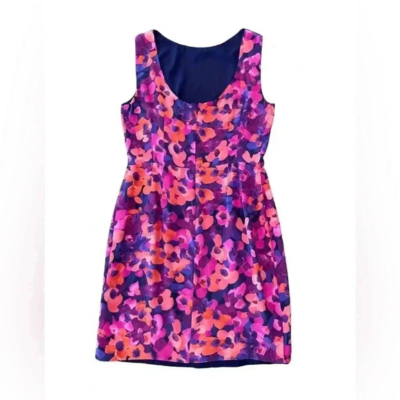 Hutch Floral Silk Scoop Back Sleeveless Dress Size 6 - Picture 7 of 10